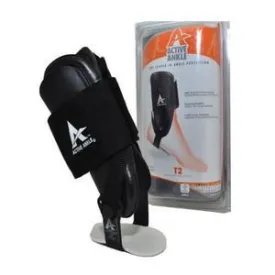 Active Ankle T2 Rigid Ankle Brace, Black, Large