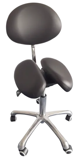 Affinity Split Seat. Backrest saddle stool