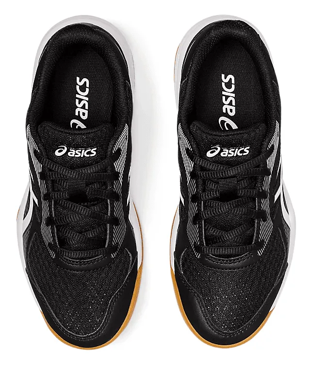 Asics Upcourt 5 GS Junior Court Shoes, Black / White