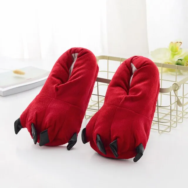 Cute Cartoon Panda Slippers Warm Shoes