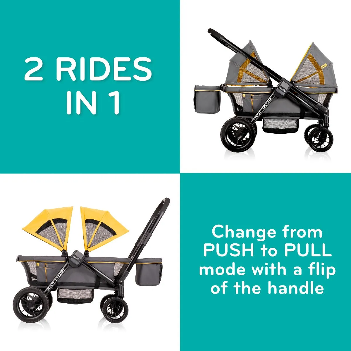 Evenflo - Pivot Xplore All-Terrain Stroller Wagon