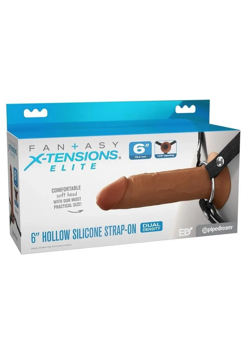 Fantasy X-Tensions Elite Silicone Dual Density Hollow Strap-On