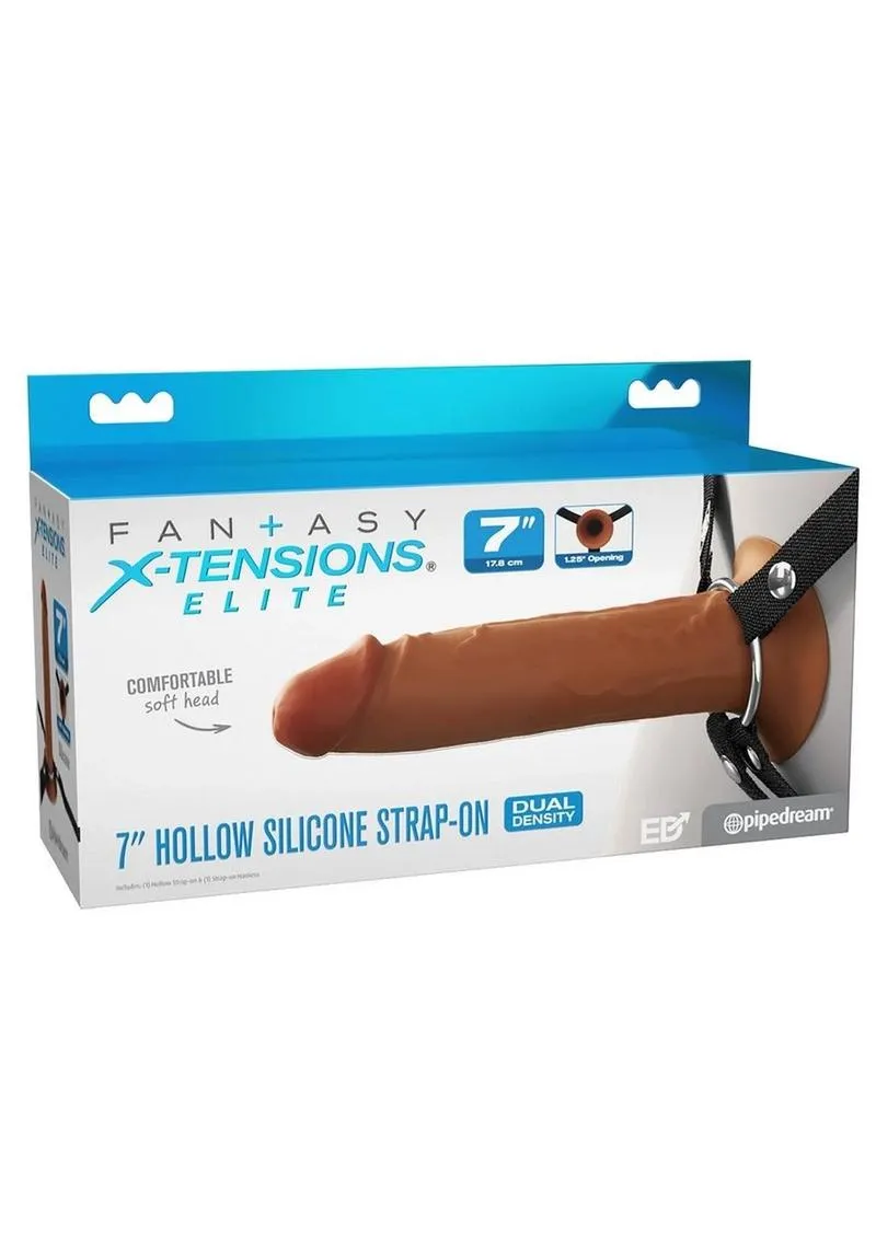 Fantasy X-Tensions Elite Silicone Dual Density Hollow Strap-On