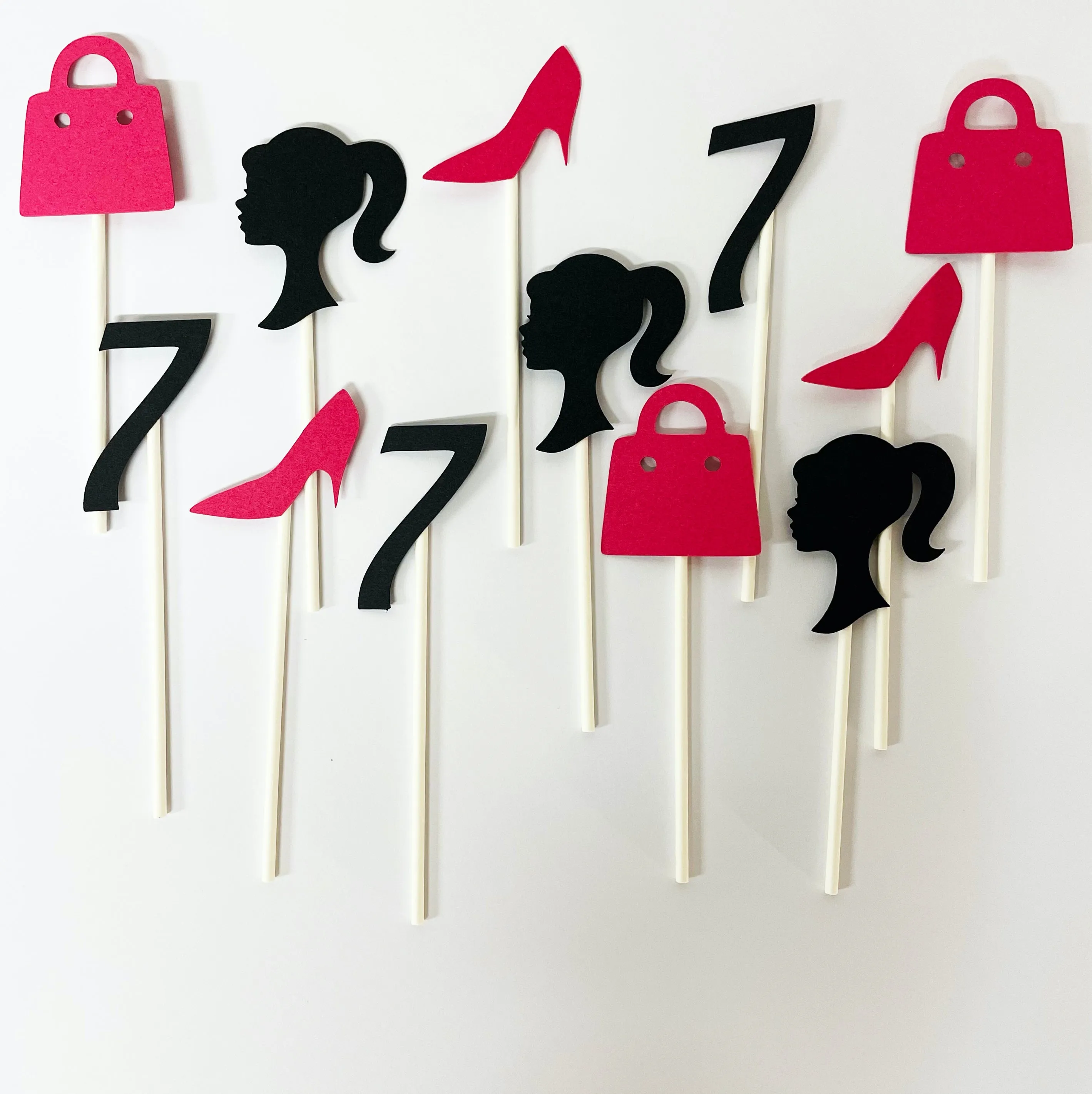 Glamour Doll Cupcake Toppers