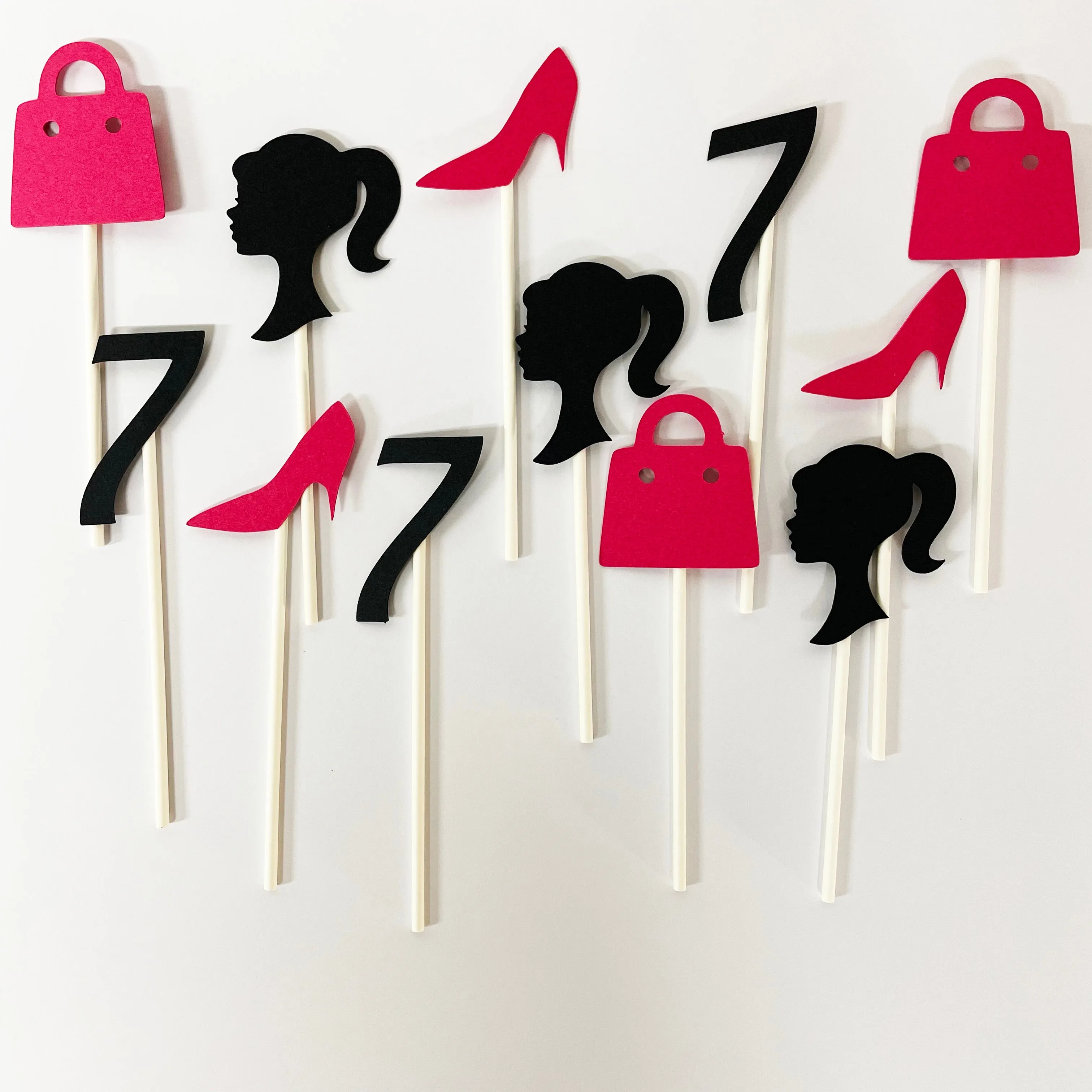 Glamour Doll Cupcake Toppers