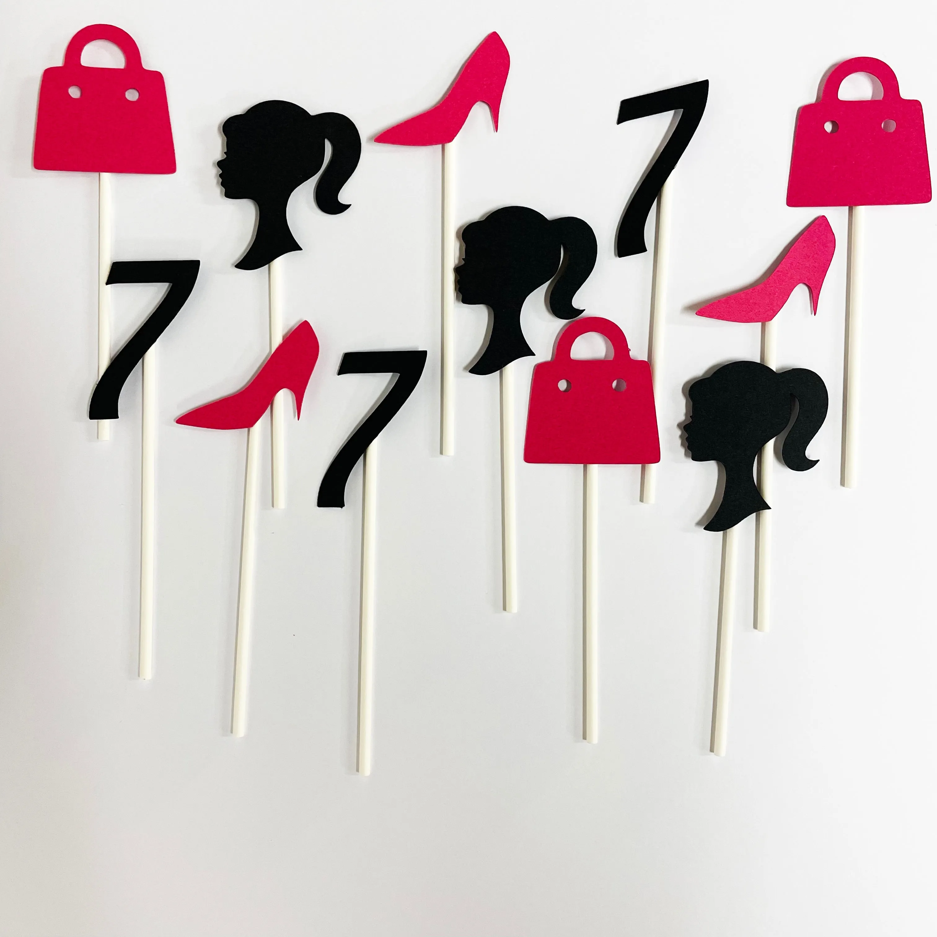 Glamour Doll Cupcake Toppers