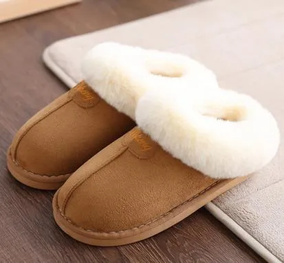 Home slippers women plush Slipppers Australia UG style female house Indoor man Bathroom slippers solid Adult pantufa CTSLP-162