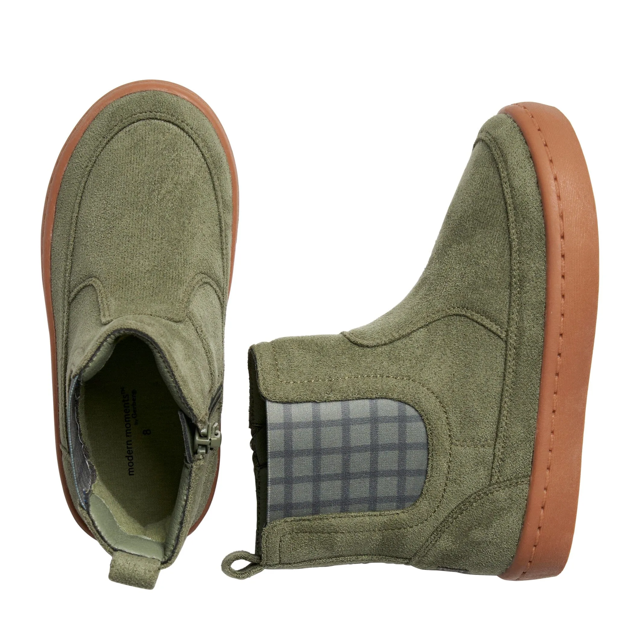 Infant & Toddler Boys Dark Green Chelsea Boot