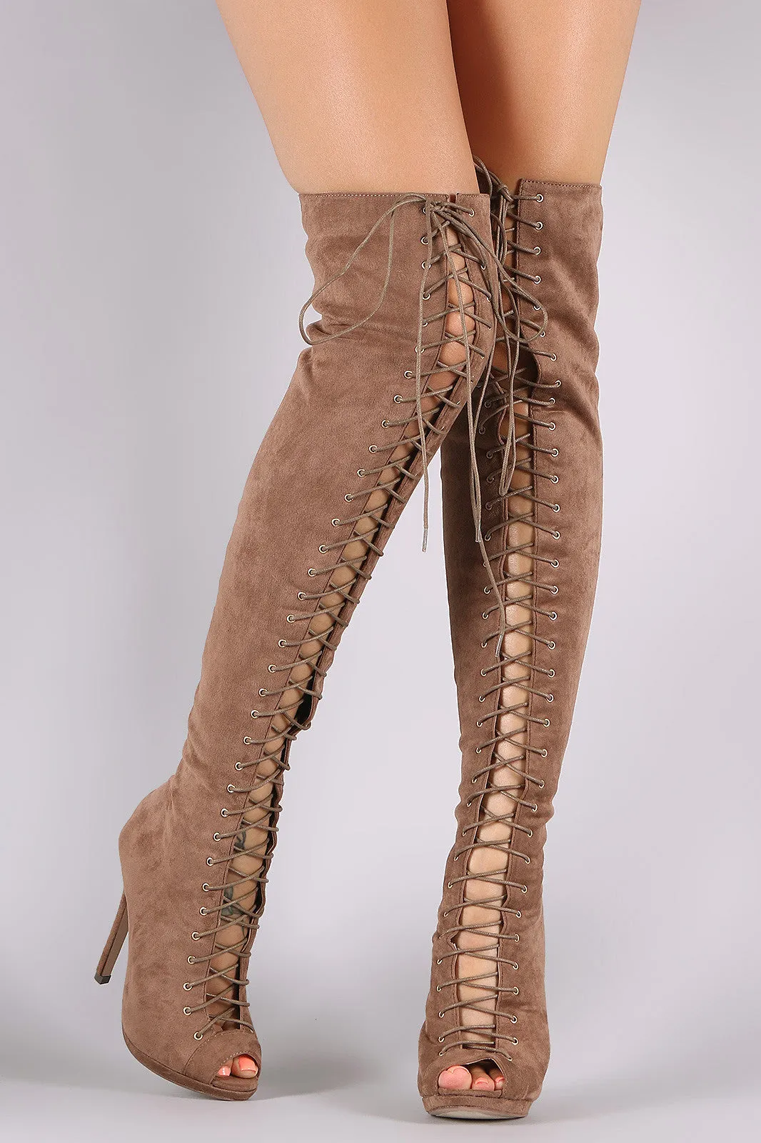 Jenni - Stiletto Heeled Over-The-Knee Boots