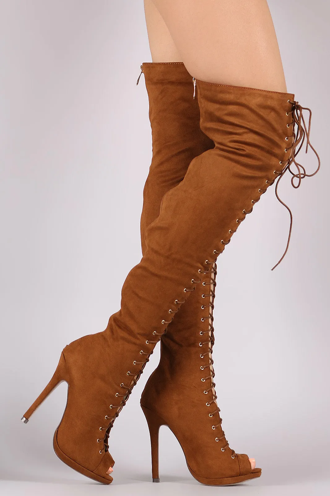 Jenni - Stiletto Heeled Over-The-Knee Boots