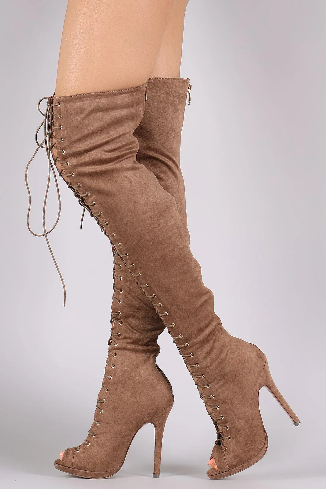 Jenni - Stiletto Heeled Over-The-Knee Boots