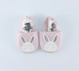 JOE FRESH BUNNY SLIP ONS SMALL (APPROX 0-6M) PRE-LOVED