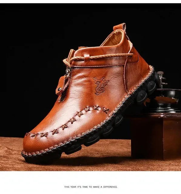 Men's Premium Cow Leather Boots