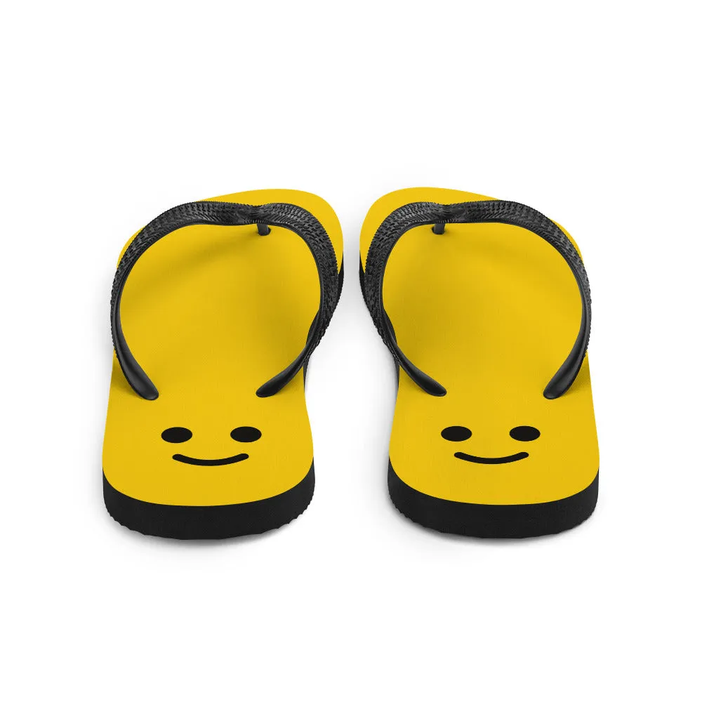 Minifigure Head Flip Flops