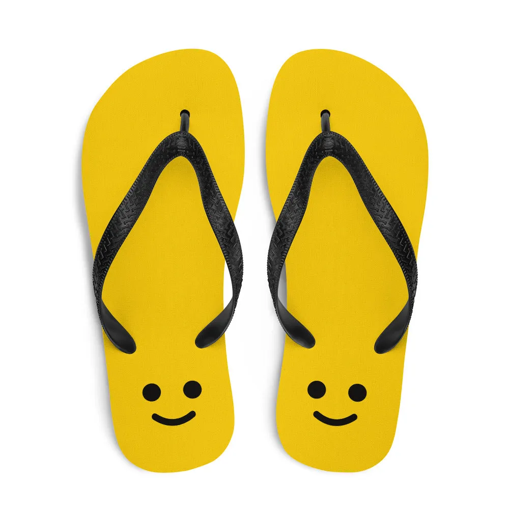 Minifigure Head Flip Flops