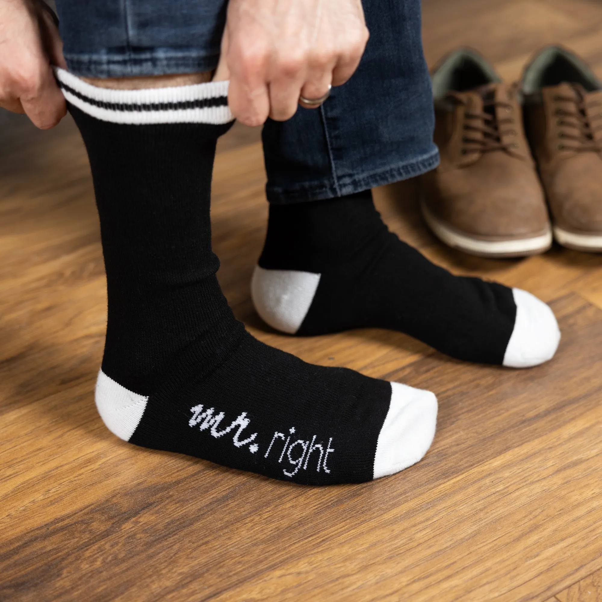 Mr. Right Men's Crew Sock