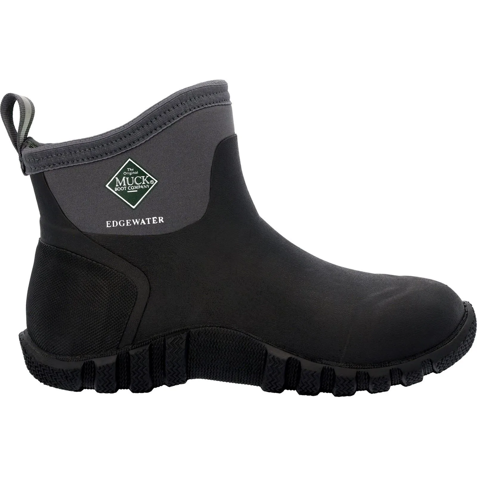 Muck Boots Edgewater Classic 6” Ankle Rubber Black Wellington Boots