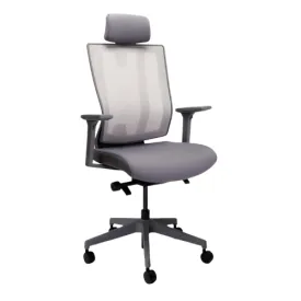 NetOne Ergonomic Highback Office Chair - Grey