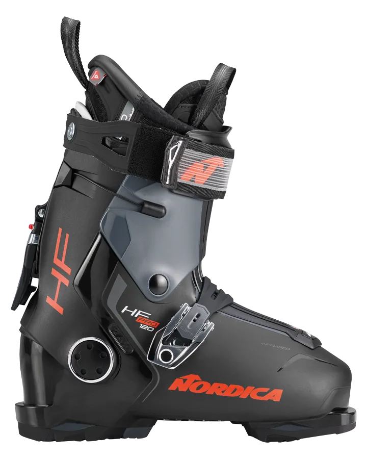 Nordica HF Pro 120 Ski Boots  - Black/Red