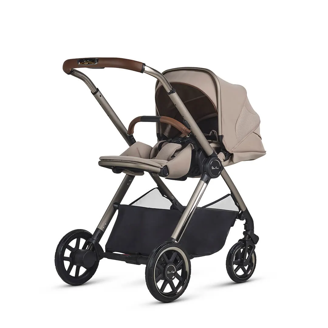 Silver Cross Reef 2   Carry Cot Bundle - Frappe **PRE-ORDER, LATE NOVEMBER DELIVERY**