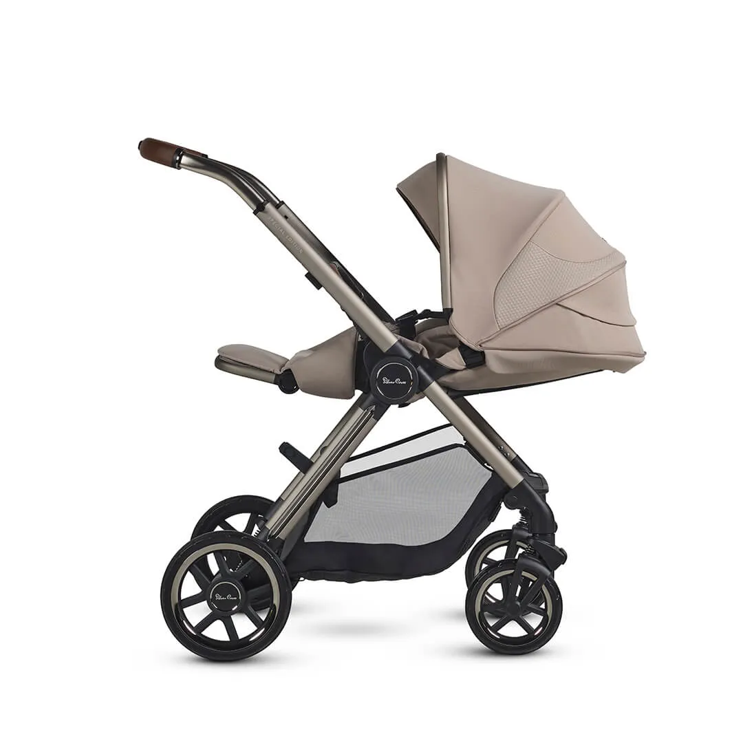 Silver Cross Reef 2   Carry Cot   Simplicity Capsule Bundle - Frappe **PRE-ORDER, LATE NOVEMBER DELIVERY**