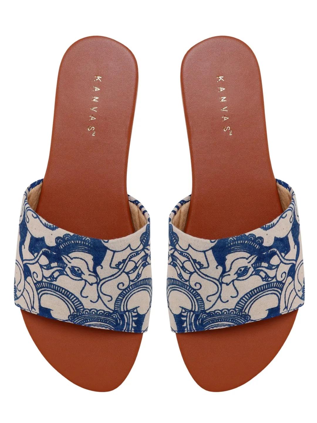 Tranditional Kalamkari Slip Ons