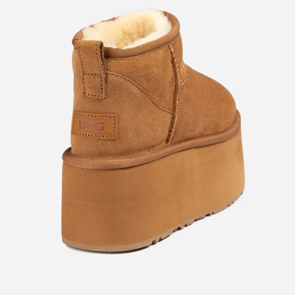 Ugg Classic Platform Ultra Mini Boot (7cm) (Water Resistant)