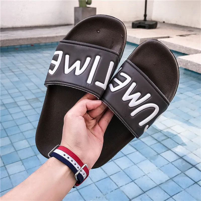 Women Slides Flip Flops Sandals Fashion 2017 Brand Unisex Indoor Home Slippers Casual Summer Comfortable Woman Flats Beach Shoes