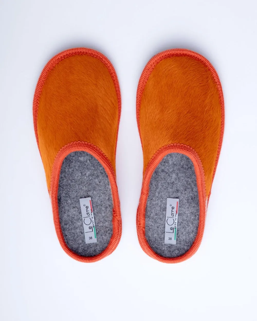 Women's Nuvola Cavallino Slipper Orange Pony